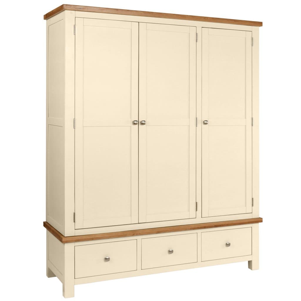 Triple Robe With 3 Drawers