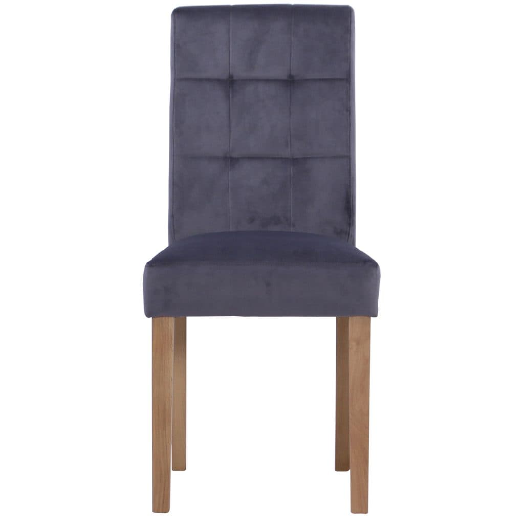 Velvet Graphite Dining Chair