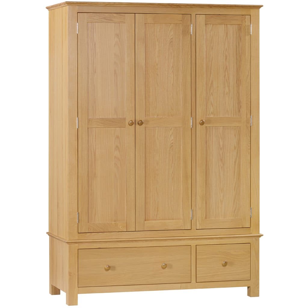 Triple Robe With 2 Drawer
