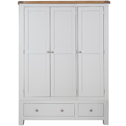 3 Door 2 Drawer Wardrobe