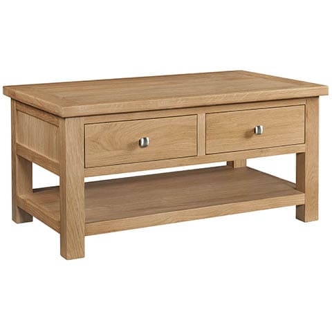 Coffee Table With 2 Drawers