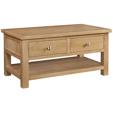 Coffee Table With 2 Drawers
