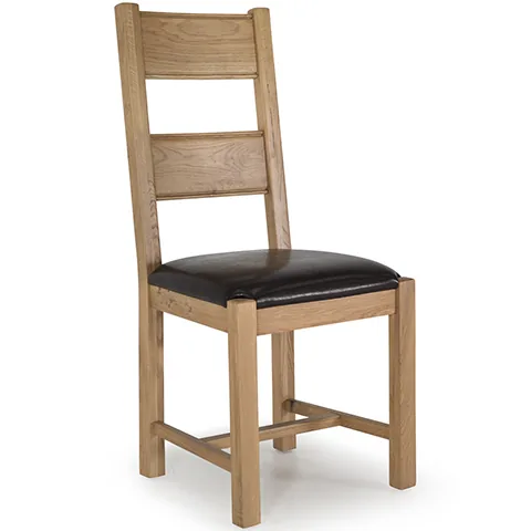 Dining Chair - Brown PU Seat