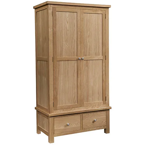 Double Wardrobe With 2 Drawers