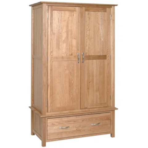 Double Wardrobe With 1 Drawer
