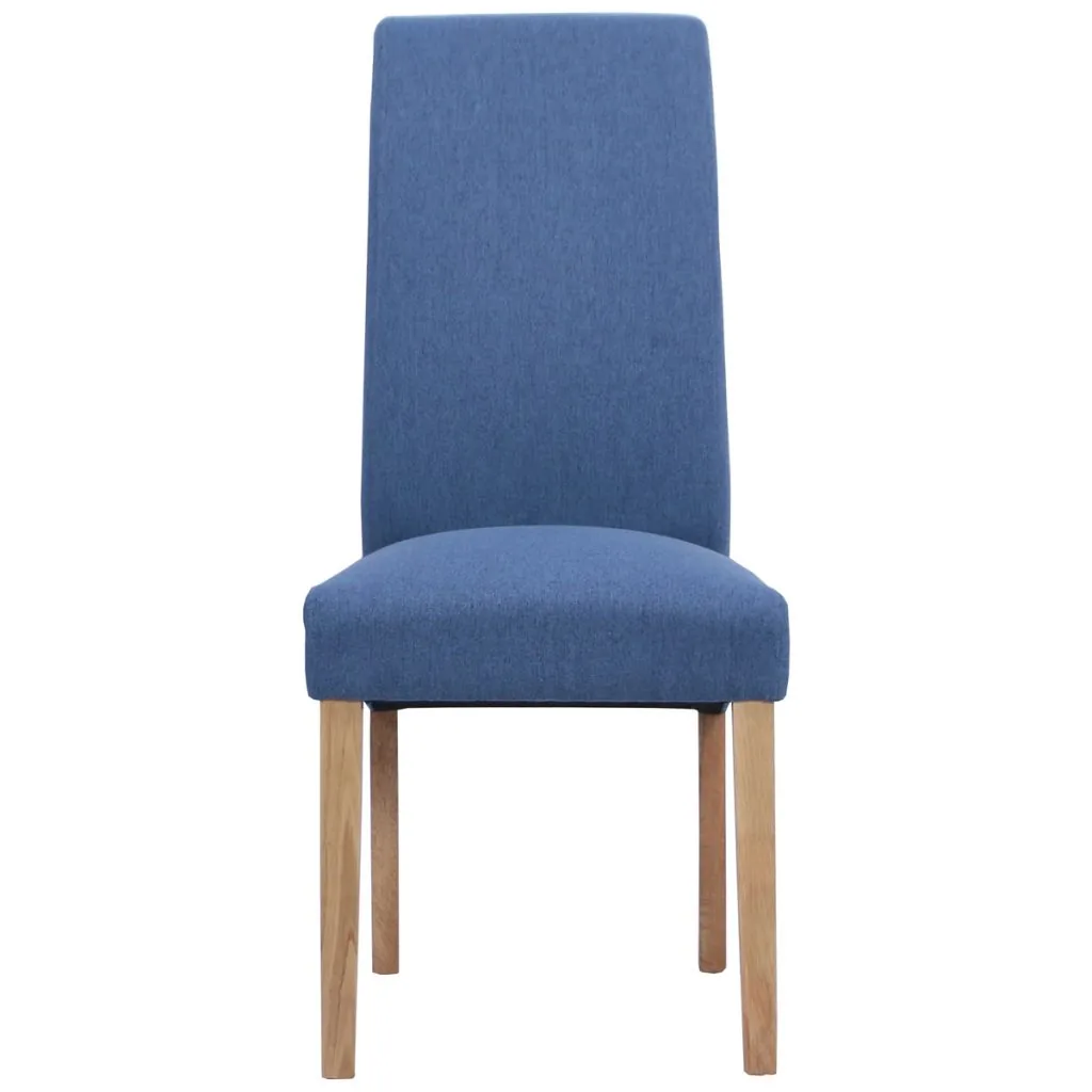 Blue Fabric Dining Chair