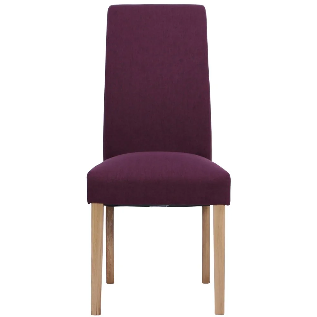 MaroonFabric Dining Chair