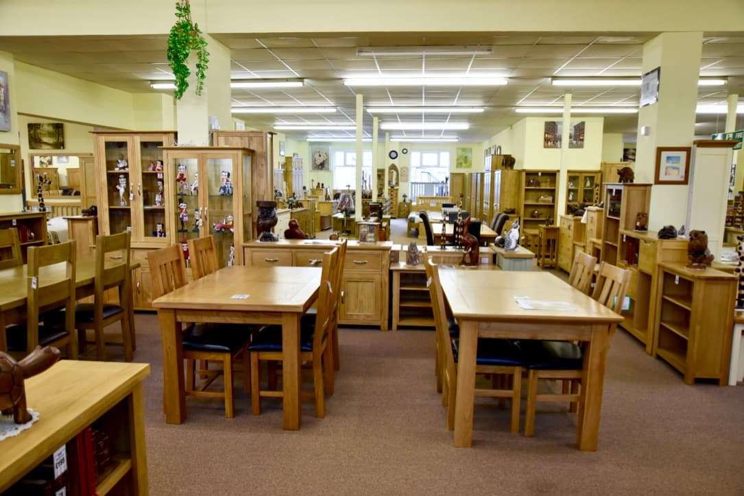 Inside the Norwich Pine & Oak showroom